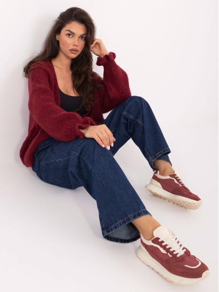 Megztinis-MI-SW-0904.82-bordo spalvos