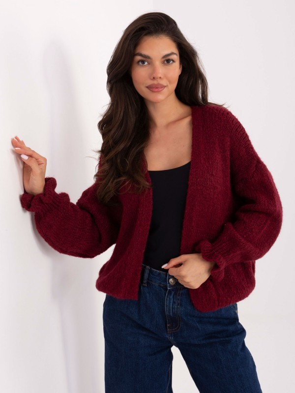Megztinis-MI-SW-0904.82-bordo spalvos