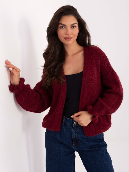 Megztinis-MI-SW-0904.82-bordo spalvos