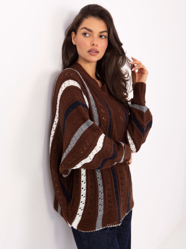 Sweter-IT-SW-93115.13-brązowy