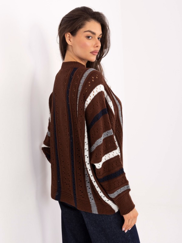 Sweter-IT-SW-93115.13-brązowy 2