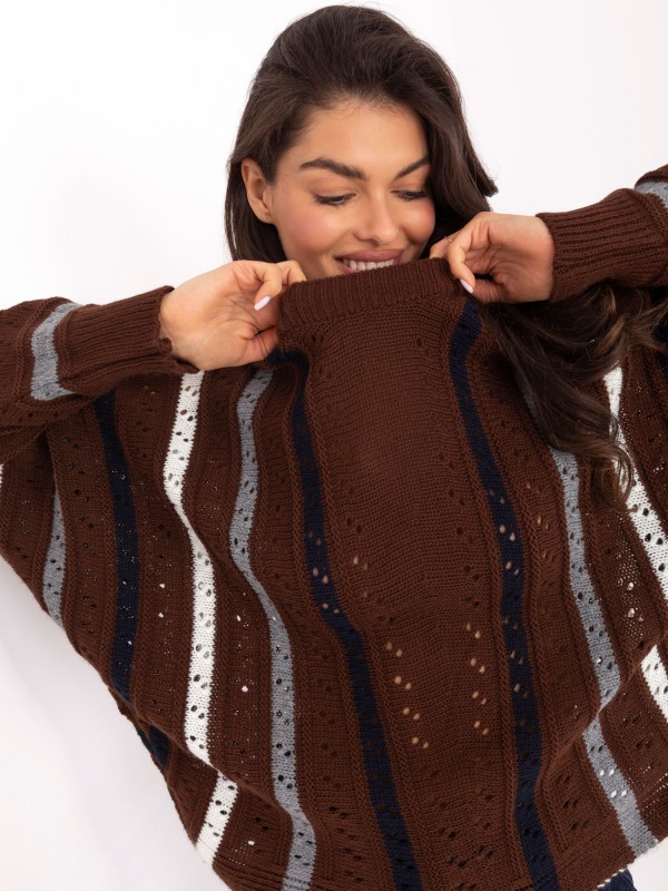 Sweter-IT-SW-93115.13-brązowy