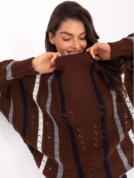Sweter-IT-SW-93115.13-brązowy