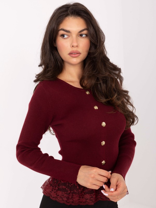 Sweter-PM-SW-YIS1027.85-bordowy 2