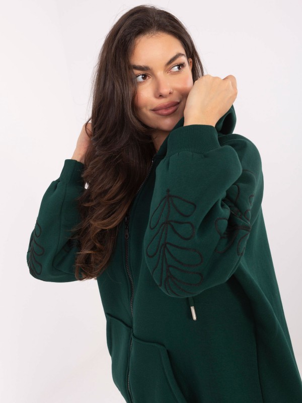 Bluza-RV-BL-A911.22-ciemny zielony