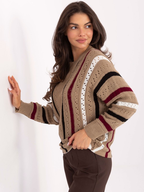 Sweter-IT-SW-93115.13-beżowy