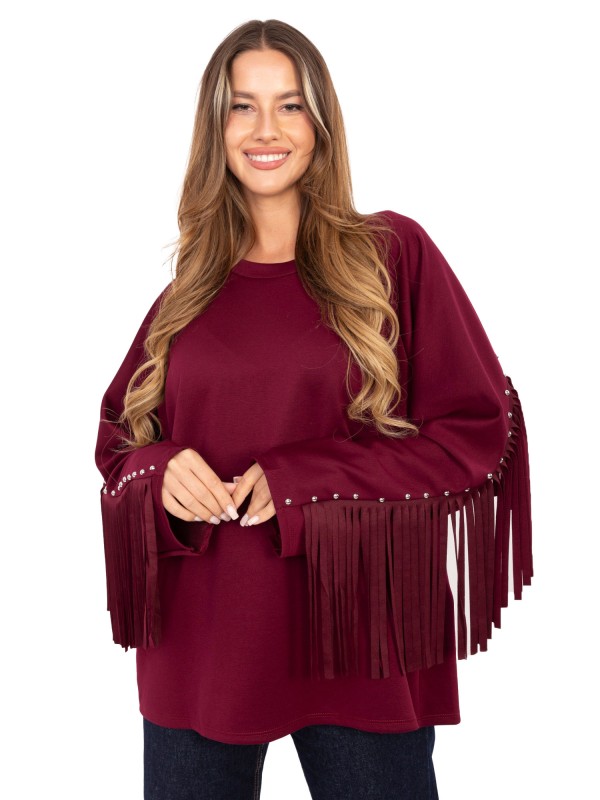 Bluzka-IT-BZ-21695.10-bordowy 2