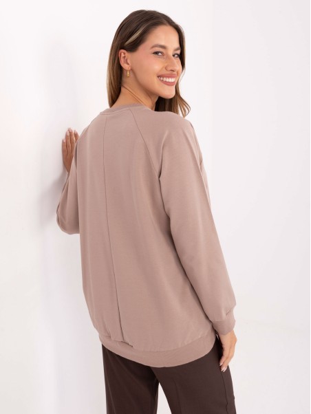 Bluzka-RV-BZ-A876.52-ciemny bezowy