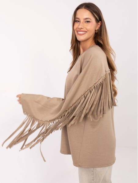 Bluzka-IT-BZ-21695.10-ciemny bezowy