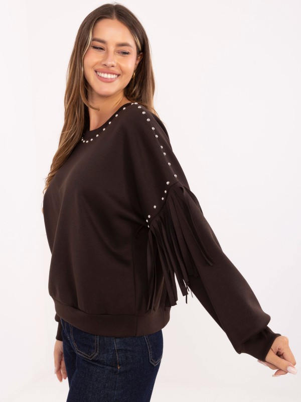 Bluza-IT-BL-21731.85-ciemny brązowy