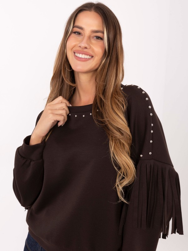Bluza-IT-BL-21731.85-ciemny brązowy