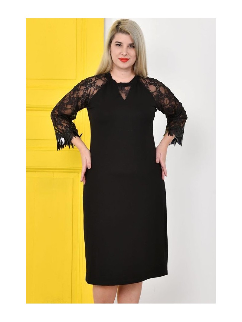 Proginė suknelė puošniomis rankovėmis ❤️ Suknelės apkūnioms