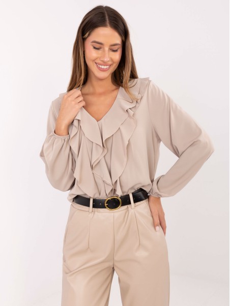 Bluzka-MI-BZ-3261.23-ciemny bezowy