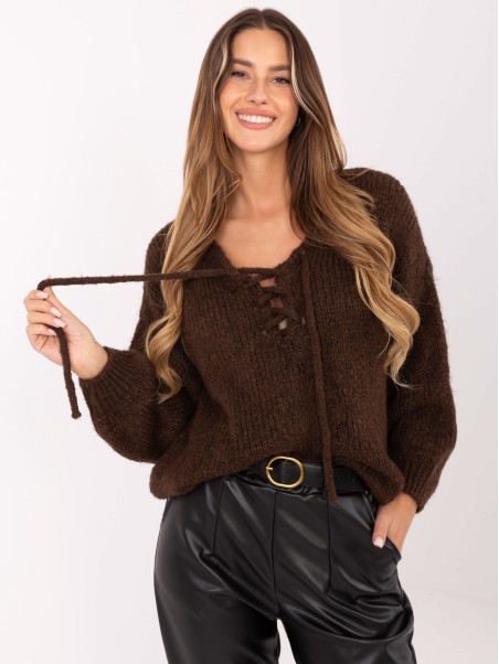 Sweter-MI-SW-0919.18-brązowy