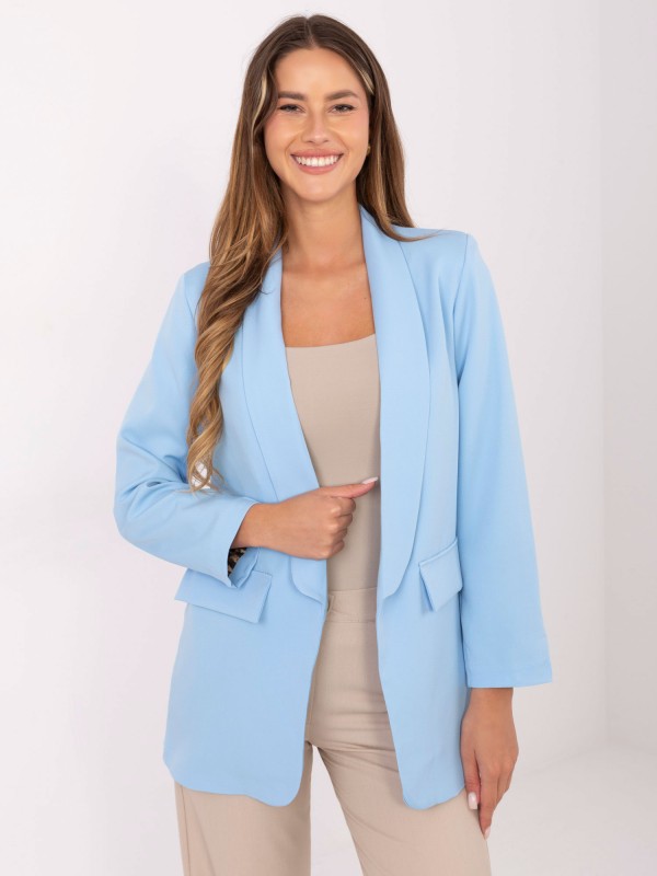 Švarkas-DHJ-MA-18657-1,86-šviesiai mėlyna