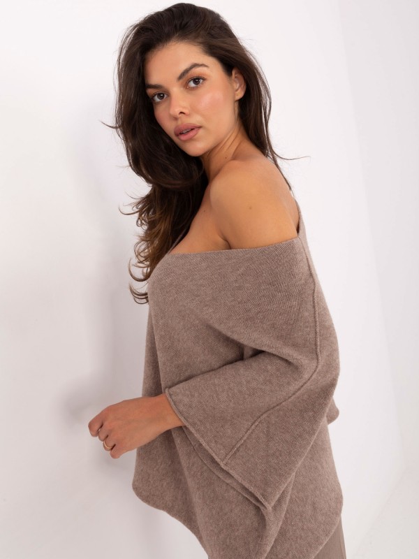 Sweter-IT-SW-2202.52-ciemny bezowy