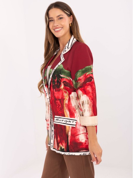 Švarkelis-IT-MA-18525.80-bordo spalvos