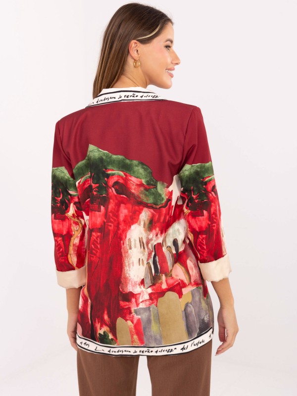 Švarkelis-IT-MA-18525.80-bordo spalvos Švarkelis-IT-MA-18525.80-bordo spalvos