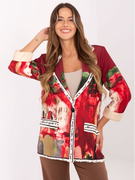 Švarkelis-IT-MA-18525.80-bordo spalvos