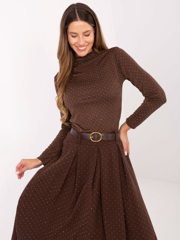 Sijonas-DHJ-SD-19720-1,32-tamsiai rudas