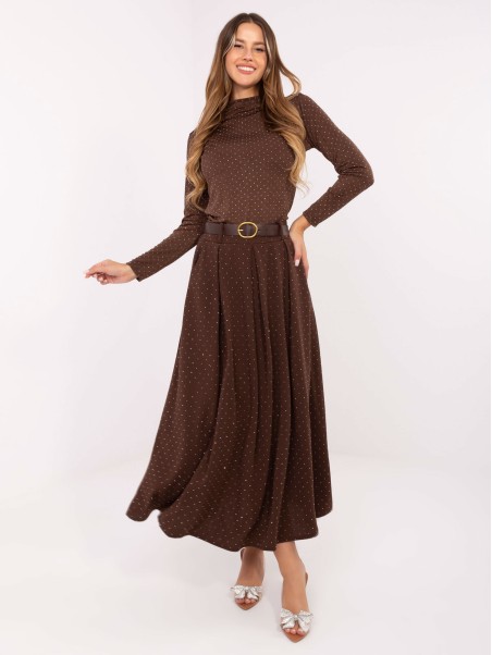 Sijonas-DHJ-SD-19720-1,32-tamsiai rudas