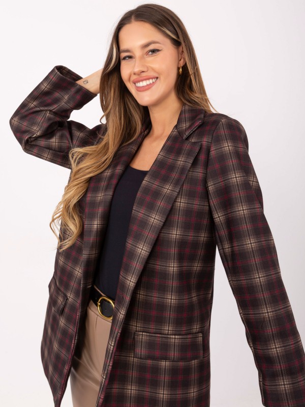 Marynarka-IT-MA-21739.16P-ciemny brązowy