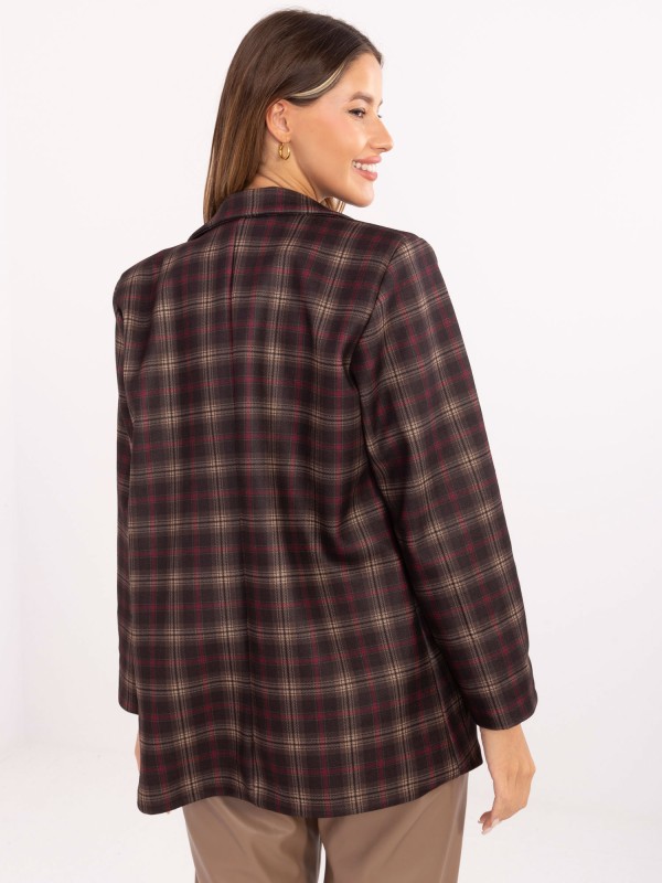 Švarkas-IT-MA-21739.16P-tamsiai ruda Švarkas-IT-MA-21739.16P-tamsiai ruda