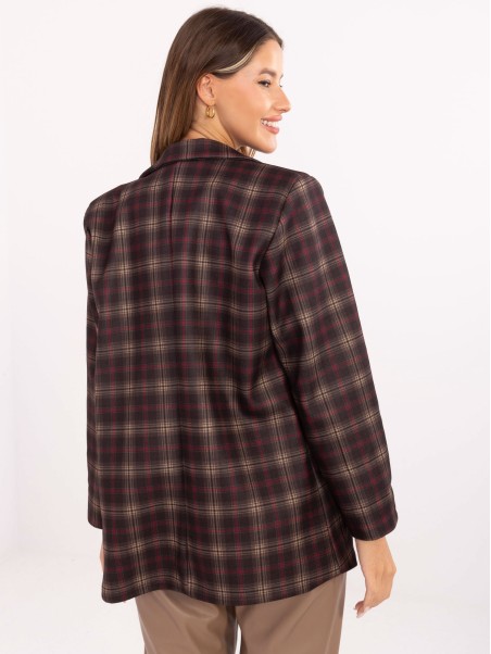 Švarkas-IT-MA-21739.16P-tamsiai ruda