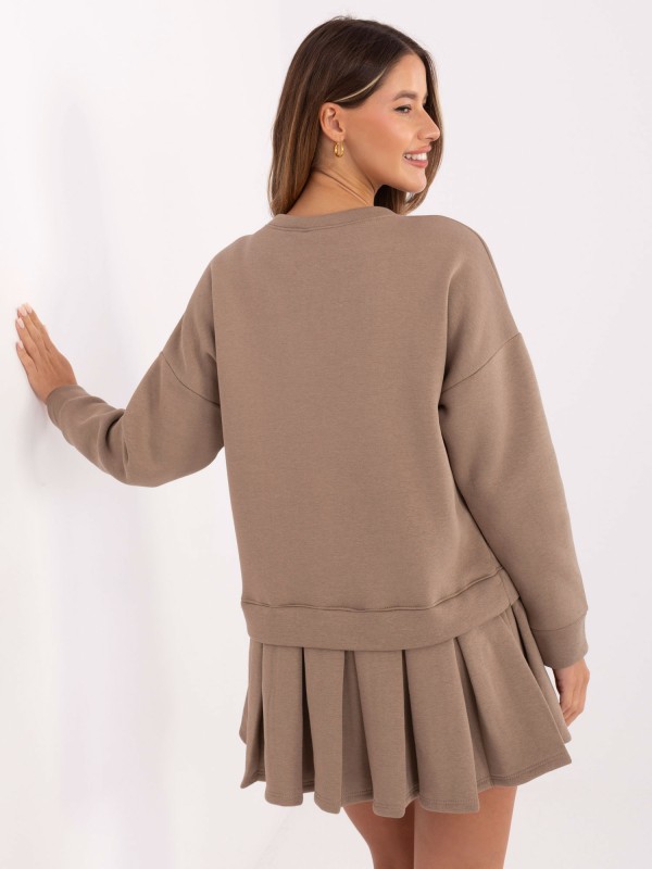Sukienka-MI-SK-3249.98-ciemny bezowy 2