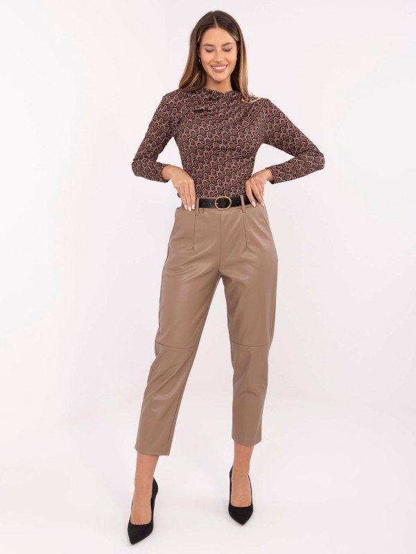 Kelnės-IT-SP-FL8576.06P-tamsiai smėlio spalvos