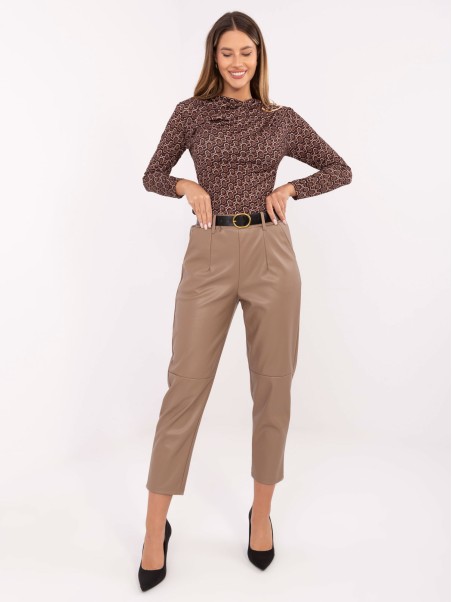 Kelnės-IT-SP-FL8576.06P-tamsiai smėlio spalvos