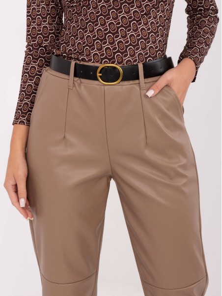 Kelnės-IT-SP-FL8576.06P-tamsiai smėlio spalvos