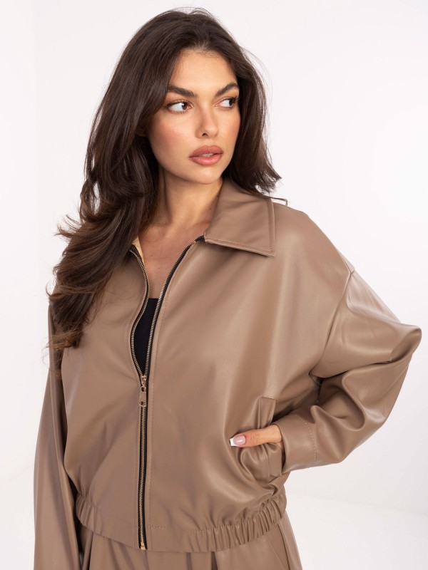 Kurtka-IT-KR-FL9707.34-ciemny bezowy Kurtka-IT-KR-FL9707.34-ciemny bezowy
