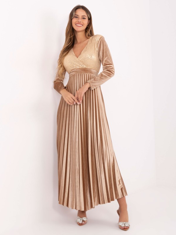 Sukienka-IT-SK-16919.04P-beżowy Sukienka-IT-SK-16919.04P-beżowy