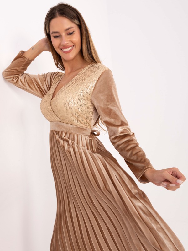 Sukienka-IT-SK-16919.04P-beżowy Sukienka-IT-SK-16919.04P-beżowy