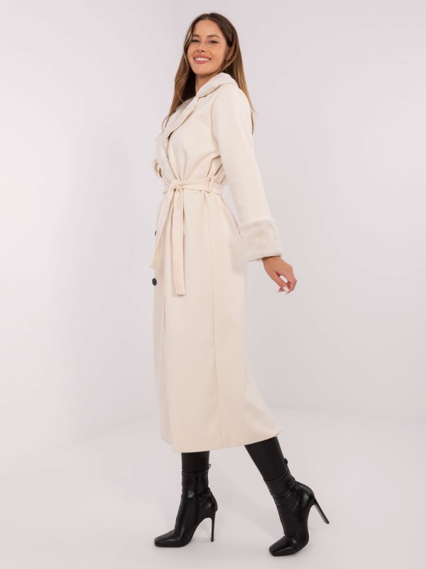 Płaszcz-IT-PL-4602.01P-ecru Płaszcz-IT-PL-4602.01P-ecru