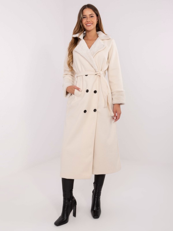 Płaszcz-IT-PL-4602.01P-ecru Płaszcz-IT-PL-4602.01P-ecru