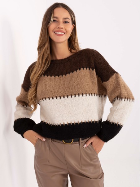 Sweter-MI-SW-2309.95-brązowy