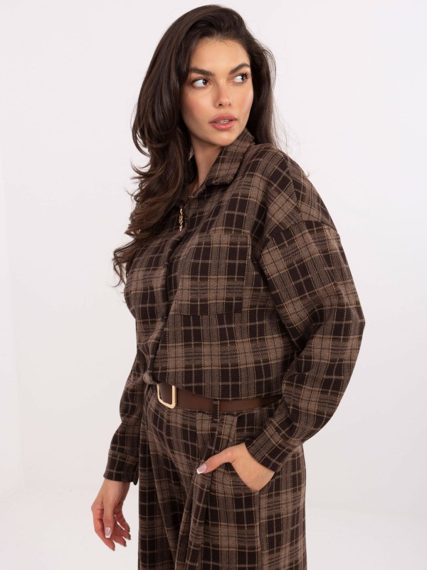 Koszula-IT-KS-GT9880.12P-brązowy Koszula-IT-KS-GT9880.12P-brązowy