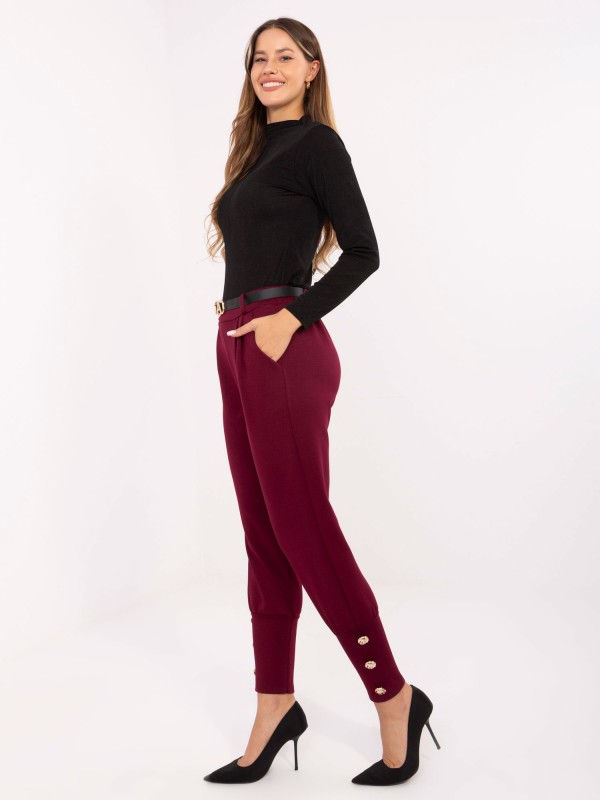 Spodnie-IT-SP-21679.03-bordowy