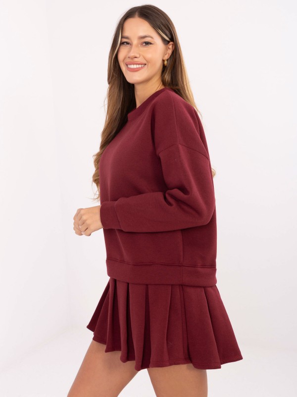 Sukienka-MI-SK-3249.98-bordowy Sukienka-MI-SK-3249.98-bordowy