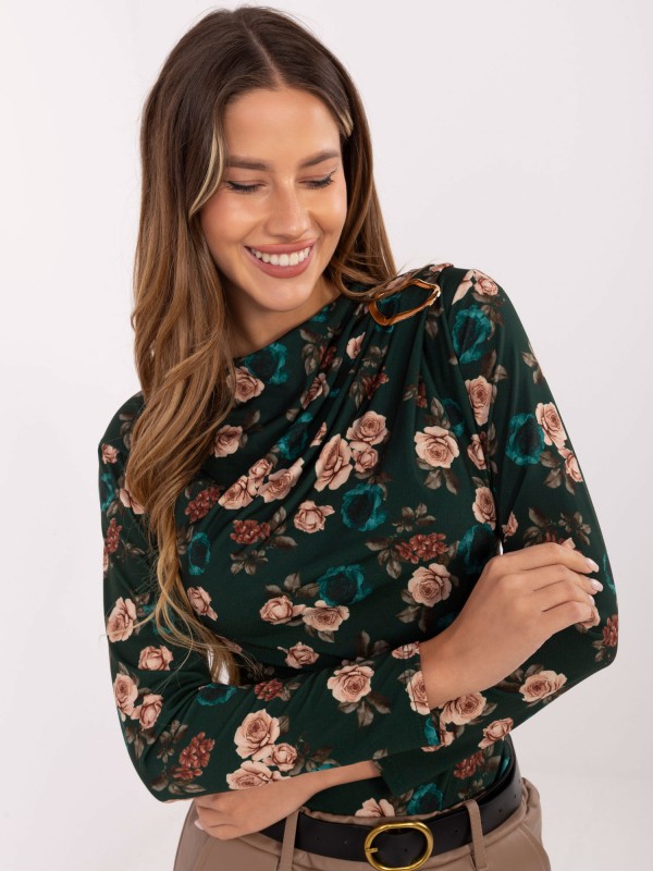 Bluzka-IT-BZ-20315-1.19P-ciemny zielony Bluzka-IT-BZ-20315-1.19P-ciemny zielony