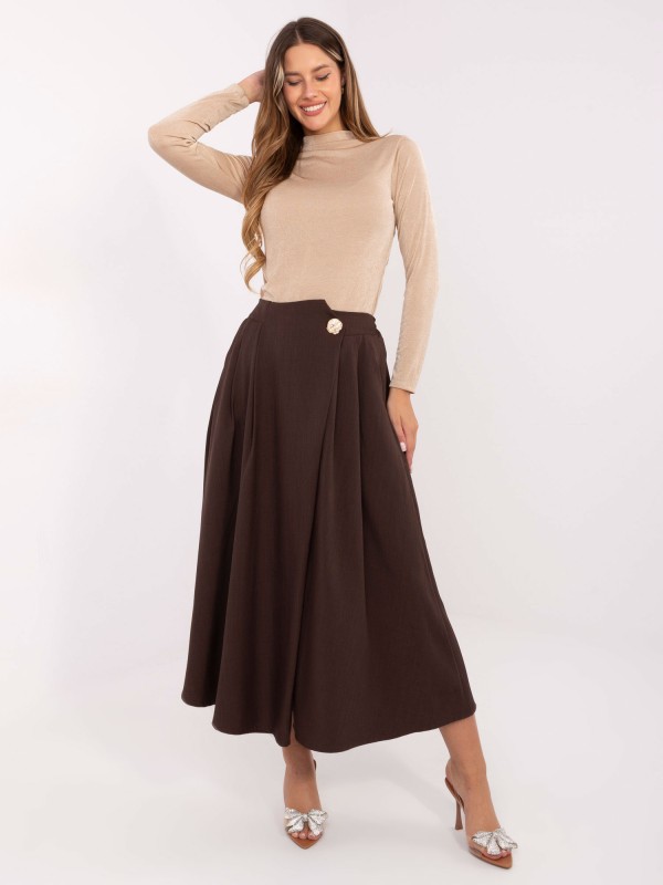 Spódnica-IT-SD-81036.32-ciemny brązowy