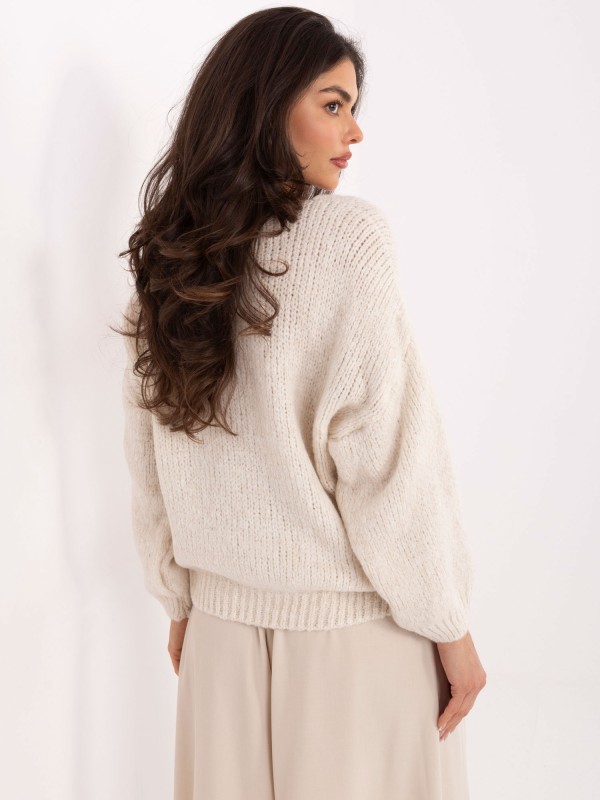 Sweter-MI-SW-0919.18-jasny beżowy