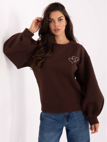Bluza-IT-BL-H2349.65-ciemny brązowy