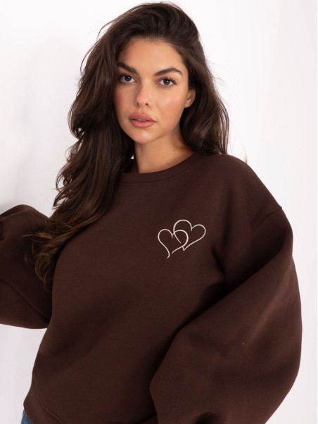 Bluza-IT-BL-H2349.65-ciemny brązowy