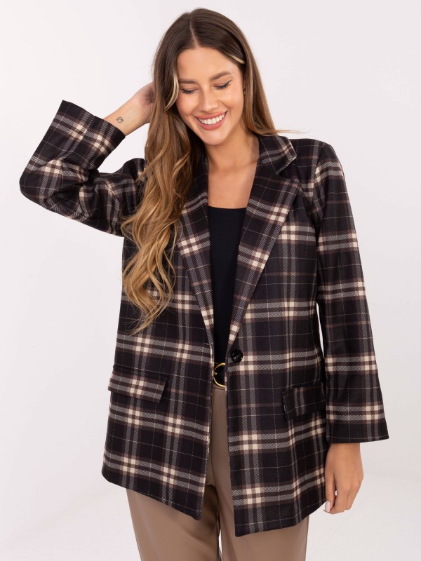 Švarkas-IT-MA-21739.16P-juoda-smėlinė