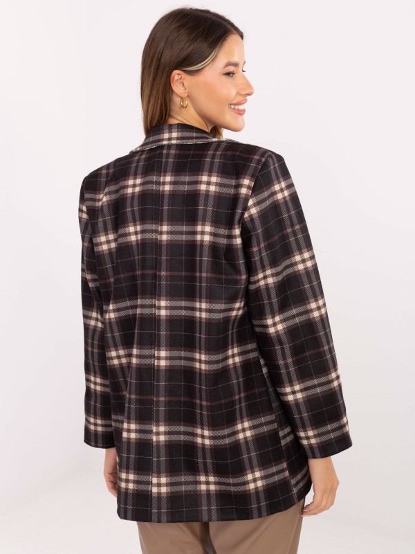 Švarkas-IT-MA-21739.16P-juoda-smėlinė Švarkas-IT-MA-21739.16P-juoda-smėlinė