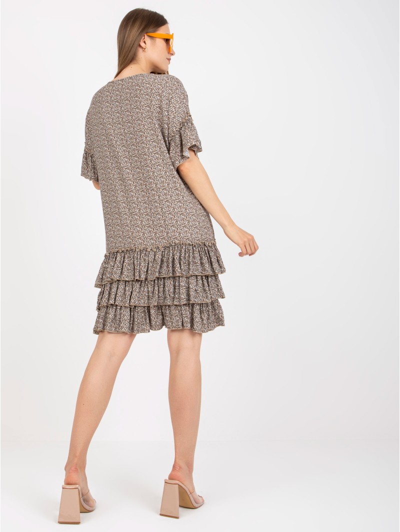 Sukienka-CHA-SK-1420.19-ciemny bezowy Sukienka-CHA-SK-1420.19-ciemny bezowy