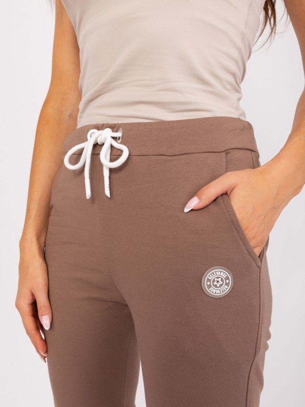 Sportinės kelnės-RV-DR-8370-1.57P-rudos Sportinės kelnės-RV-DR-8370-1.57P-rudos